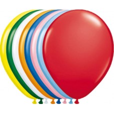 Effen Ballonnen Assorti (combinatie kleuren) 10/50/100 stuks